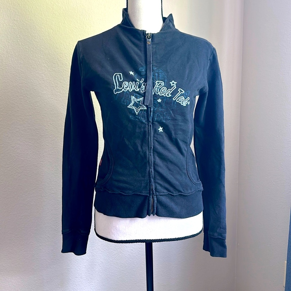 Levi’s Black Zip up sweater